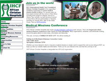 Tablet Screenshot of ihcf.net